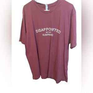 Bella Canvas Burgundy Graphic T-Shirt - Size 3x